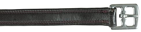 HORZE Elite Stirrup Leathers - Dark Brown - 63 in