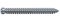 SPAX 1031010751505 RA Rahmenanker 7.5x150 Zylinderkopf Torx30 verzinkt dübellose Verschraubung 100 Stück, Blau