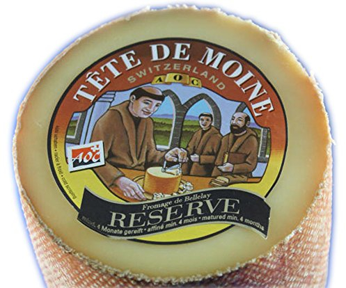 RESERVE Tete de Moine AOP Orig. Schweizer Mönchkopf Käse halber Laib ca. 400 g