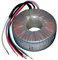 Lumonic transformador toroidal 230VA 2x12V para sistemas de audio, industriales, halógenos y de vía - tensión de entrada 230V - tensión secundaria 24V