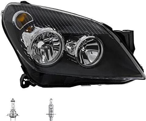 EISENFELS Bundle Set 70773762 Scheinwerfer rechts + Leuchtmittel H1 Classic + H7 Classic kompatibel mit Astra H L48