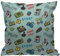 HGOD DESIGNS Gamer-Kissenbezug, Videospiel und Spielgriff, Muster, Wurfkissen, Heimdekoration, für Männer/Frauen, Wohnzimmer, Schlafzimmer, Sofa, Stuhl, 45 x 45 cm
