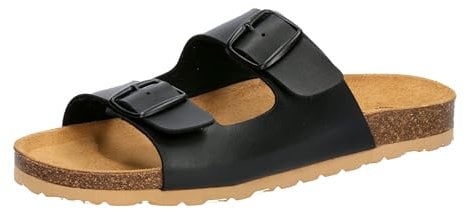 Lico Men's Bioline Man Pantoletten, Black, 4 UK