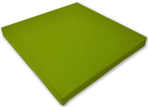 Pflegeleichtes Sitzkissen Stuhlkissen Bankkissen 40x40cm Kunstlederbezug in Gastroqualität (hellgrün)