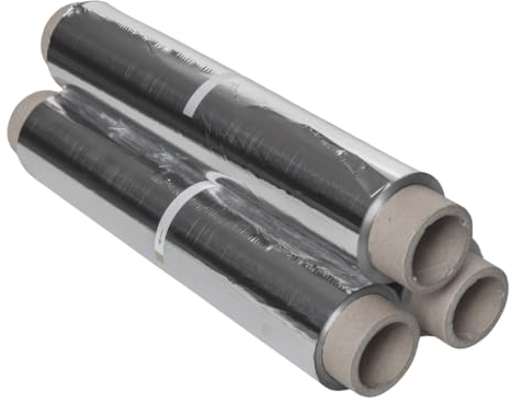 Enpack Alufolie 30cm x 150m - 4 Rollen Aluminiumfolie - Alu Folie für die Küche, Grill, Friseur, basteln - aluminium foil 11my reißfest - Küchen Zubehör, Friseur Zubehör für jeden Tag