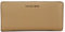 Michael Kors Damen Continental Geldbörse, Schwarz, Einheitsgröße, CAMEL, One size