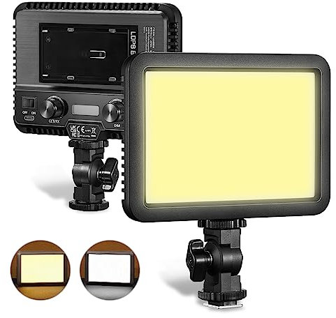 GODOX LDP8Bi LED Lumière vidéo Photographie Panneau Lumineux 10 W LED Lumière de Remplissage 2800 K-6500 K Température Bicolore Dimmable 11 Effets d'éclairage FX Double Alimentation
