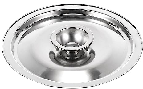Kichvoe Topfdeckel Topfdeckel Topfdeckel 14 Cm Edelstahl Gewürztopfdeckel Topfdeckel Kleine Kochgeschirrdeckel Pfannen-Wok-Deckel