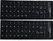 Fituenly 2pcs Universal Italienische Tastaturaufkleber, Computer Tastatur Aufkleber Buchstabe Alphabet Für Computer Laptop Notebook Desktop