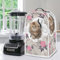 Poceacles Kitchen Blender Covers, Blender Dust Stand Mixer or Coffee Maker Cover Dust Proof Stain Resistant Blender Cover, Cat Floral Leaf Pattern