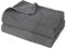 PHF 100% Baumwolle Musselin Decke 130x150cm, 4-lagige weiche hautfreundliche & atmungsaktive Tagesdecke, Ganzjahres-Komfort Black Sofaüberwurf Couchdecke für Bett Sofa, Anthrazit