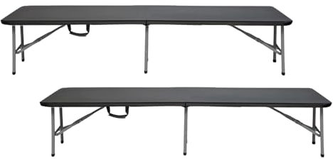 THINIA HOME Pack 2 Bancos Plegables Catering 180x30x43cm