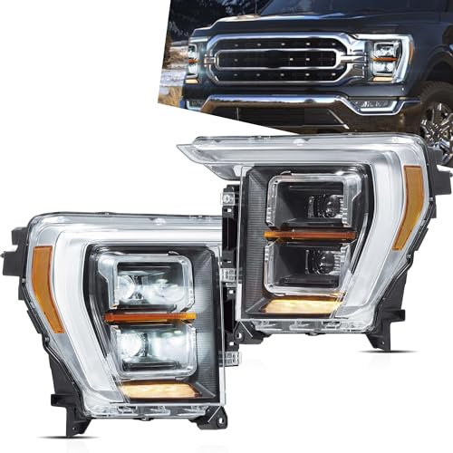 VLAND L-ED Scheinwerfer geeignet für Ford F150 Alle Modelle 2021-2023 14. Genth (NICHT für F-150 Lightning)