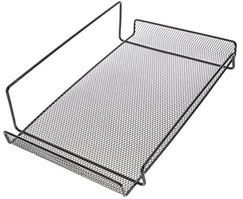 PRETYZOOM Wall Mounted Router Rack Iron Holder for No-drilling Wall Display Router Shelf Storage Shelf for Cable Box in Bedroom