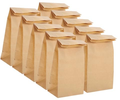 BUGUUYO 100stücke Brottüten Aus Kraftpapier Brotverpackungsbeutel Süßigkeiten-aufbewahrungsbeutel Für Picknicks Snacks Und Takeaways