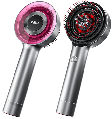 Breo Scalp3 Kopfmassagebürste, Shiatsu Kopfhautmassagegerät mit IPX7 Wasserdichtigkeit, kabellos & tragbar, elektrisch für Kopfhaut & Haar, Kopf, Zuhause Entspannung