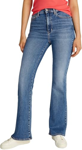 Tommy Jeans Damen Jeans Hose Sylvia Flared Bootcut High Waist
