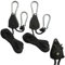 PYEUIFT 2 Pezzi Cricchetto Di Corda, Corde Per Tende Con Puleggia, Corda Cricchetto Regolabile per Lampada per Piante, Corda a Cricchetto Puleggia Retrattile Leggera, Capacità Di Carico 70 kg/Paio