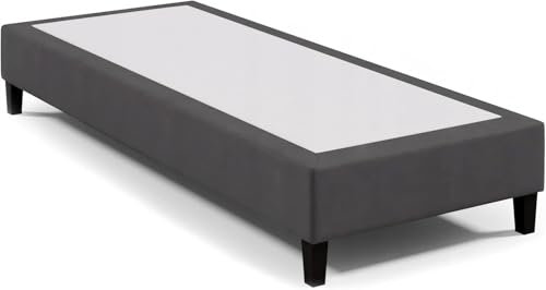 Best For Home Hotelbett Boxspringbett Bettgestell Boxspringgestell 100x200 cm Graphit Boxspring Rahmen ohne Matratze
