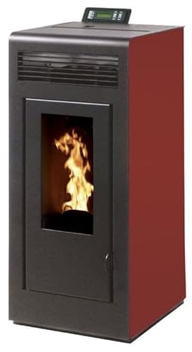 INTERSTOVES - Poêle à granules MARINA 11 Etanche sortie Concentrique sur le dessus - Bordeaux