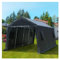 GSCLZ Tragbarer Carport FüR DraußEn 10x20 ft Heavy Duty Carport Outdoor Terrasse Anti-Schnee Tragbare Baldachin Lagerung Shelter Schuppen, Baldachin FüR Auto, LKW, Boot