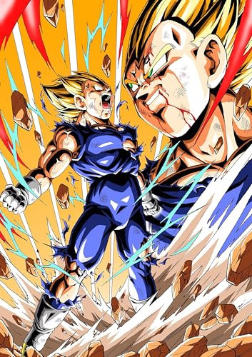 Genérico Vegeta Poster – A4 (210 x 297 mm) – Ideal zum Einrahmen oder direkt an der Wand – Premium-Fotopapier Glossy 255 g/m²