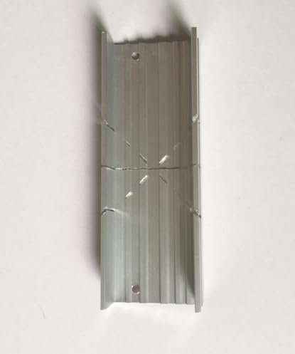 Scatola per mitra in metallo, blocco in alluminio, 13 cm, resistente, guida di taglio accurata con 3 angoli 45, 90, 135 gradi, per sega manuale e seghe a mano, taglio di legno e metalli morbidi
