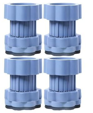 Hoite 4 Pcs Heightening Pad for Washing Machine Plinth, Universal Avoid Vibration/Non-Slip/Vibration Damper for Washing Machines, Refrigerators