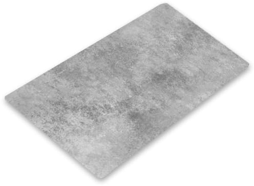 Metrox Couvre-plaque de cuisson 30x52cm pour induction, protection de cuisinière décorative, verre de protection, planche à découper en verre de sécurité, protection anti-éclaboussures 1848 (aspect