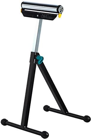 wolfcraft Rulliera I 6119973 I Pratico prolungamento per banchi sega e banchi da lavoro