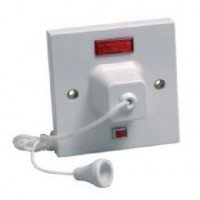 45 Amp Pull Cord Switch Double Pole with Neon