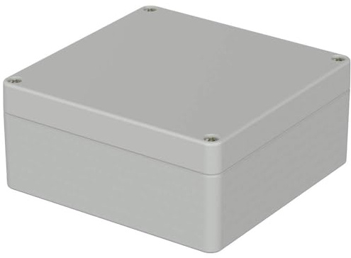 Bopla! Universalgehäuse 03217000 ABS, Hellgrau, 122 x 120 x 55 mm, 1 Stück