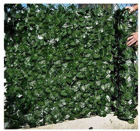Best Artificial (TM) Mûr de clôture feuille de lierre anglais 3 m x 1 m Aménagement paysager * * Protection contre les UV * *