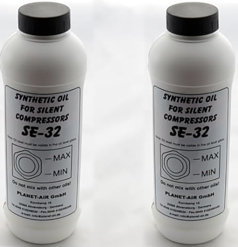 2 x Sincom 32E synthetisches Kompressor-Öl 0,5 Liter Vorteilspaket