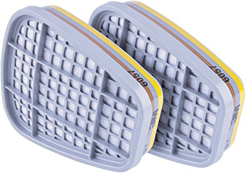 3M 6057 ABE1 Lot de 2 filtres à gaz/vapeurs 6000 Series Demi-masque respiratoire