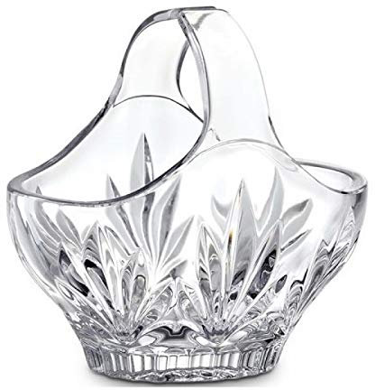 Glaskorb Imperial 14,5cm Körbchen Pralinenschale Ostern Bleikristallglas klar