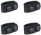 Gexgune Duty Belt Keeper Nylon Tactical Belt Keeper Schlaufen-Gürtelschnalle für 2-2 1/4 Zoll mit doppeltem Druckknopf (4er-Pack, schwarz)