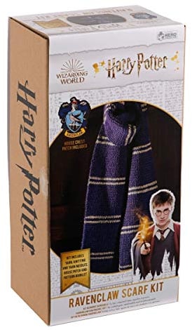 Harry Potter Strickset Schal - Ravenclaw Design