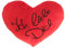 kg-Hamburg Plüsch-Herz *Ich Liebe Dich*, ca. 25 cm breit