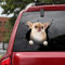 Ocean Gift Chihuahua Auto Decals, Hund Auto Aufkleber 2 Stück - Realistische Chihuahua Aufkleber für Autofenster, Wände Serie 43 Größe 30,5 cm x 30,5 cm