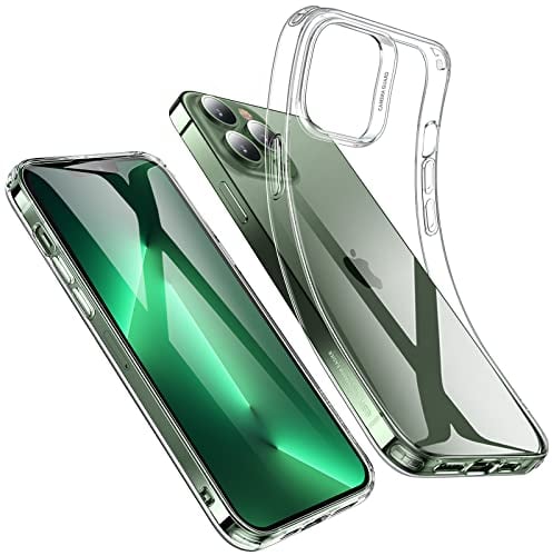 ESR for iPhone 13 Pro Case, Clear Case Comaptible with iPhone 13 Pro, Shockproof Thin Slim Silicone Cover, Yellowing-Resistant Slim Transparent TPU Phone Case, Project Zero Series, Clear