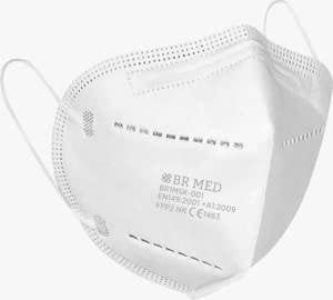 R MOVE , 25 Mascherine Ffp2 Certificate CE 1463 Confezionate Singolarmente Taglia Regular STA Unisex Adulto, Bianche, FFP2