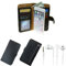 K-S-Trade Compatible avec Samsung Galaxy A50 Housse De Protection Sacoche Couvervle Étui Sac Wallet Cas 360° Smartphone 'Smile' + ÉCOUTEURS BookStyle Flipstyle 1x