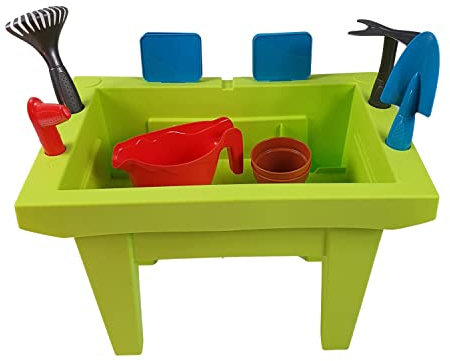 Sesua Kinderhochbeet mit Gartenwerkzeug 12tlg. 43x31x27,5cm Garten Terrasse Balkon