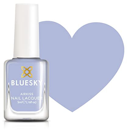 Bluesky Kids Nail Varnish – SEASIDE SKY, Blue. Easy Peel-off, Non-Toxic, Water- based, Odour-free Nail Polish for Kids, 5ml