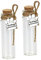 free-space Tierhaar-Gedenkflasche, Glasfläschchen für Asche oder Haare, Hund oder Katze, Andenken, Haustierverlust, Geschenk (2pc Bottle)