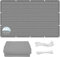 Sonnensegel Rechteckig 2.5 x 4 m Wetterschutz Sonnenschutz HDPE Segeltuch Pergola mit ÖSen und Seil für Terrasse, Patio, Schwimmbad, Grau