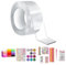 Kahdsvby DIY Blow Bubble Nano Tape Doppelseitiges Nano Tape Sticky Ball Tape Dekompression Band Kinder 1 Rolle langlebig einfach zu bedienen