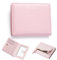 Sugeru®Portefeuille Femme Cuir Porte Monnaie Femme,Portefeuilles et Porte-Cartes Petit Format avec Fermeture éclair Poche à Monnaie,Porte Carte Femme 6Emplacements,Slim Court Portefeuille (Rose)