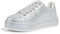 LUCKY STEP Strass-Sneaker für Damen, Plattform Funkelnde Glitzer-Bling-Tennisschuhe, Mode Hochzeit Braut Party Walking Sneakers (Silberner Strassstein, 9US-40EU-7UK)